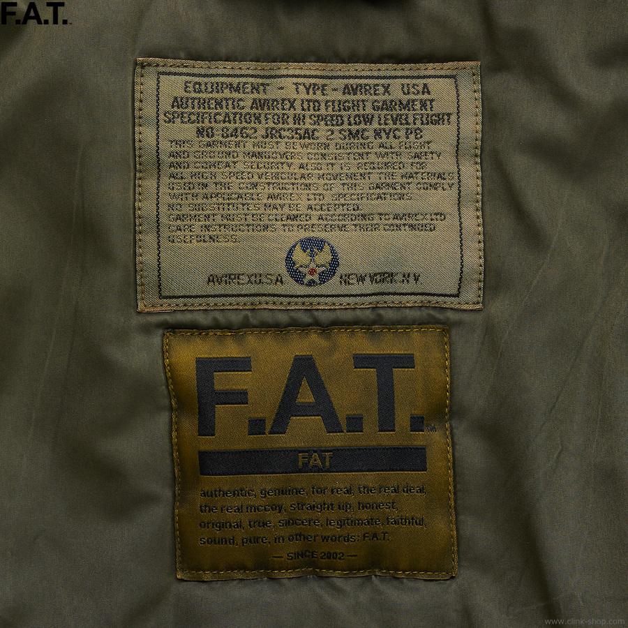 F.A.T. エフエーティー F.A.T. × AVIREX A-65F (OLIVE) [F32520-JK13] アウター M-65フィールドジャ | FAT | 08