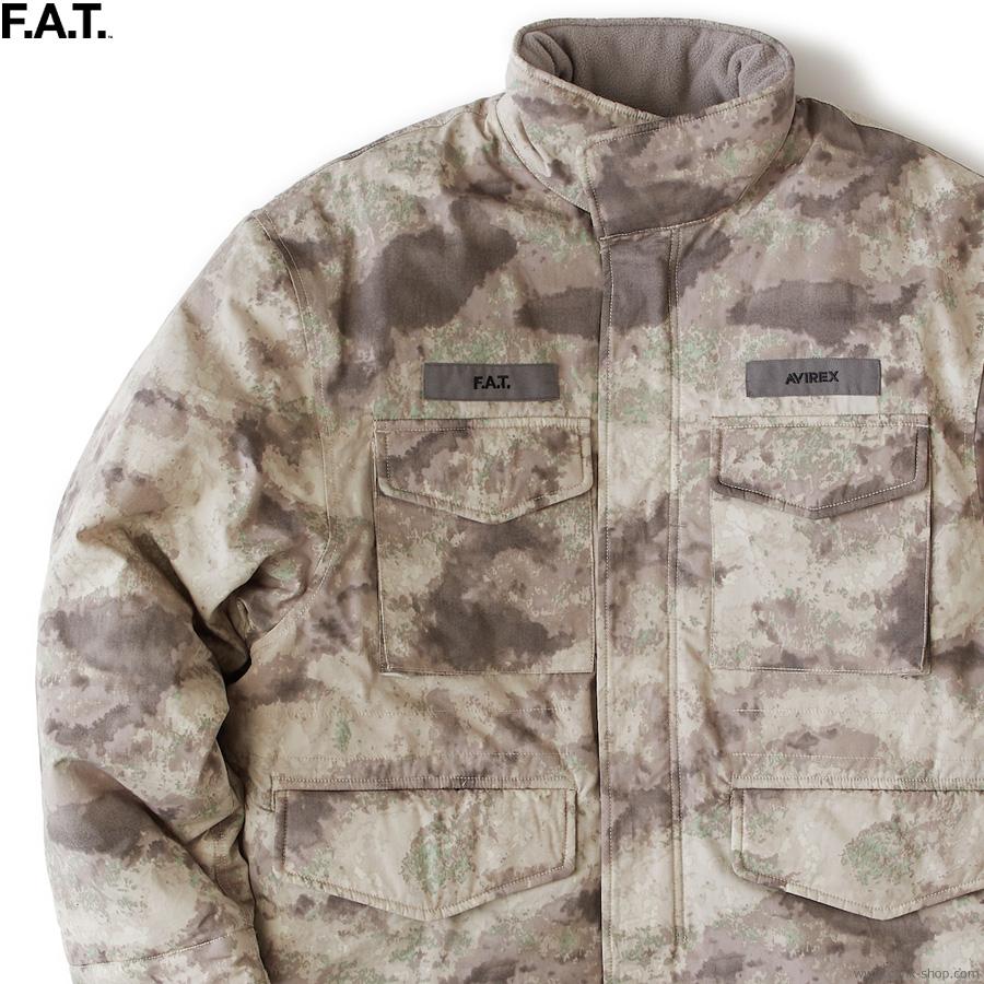F.A.T. エフエーティー  F.A.T. × AVIREX A-65F.TAC (GRAY) [F32520-JK14] アウター M-65フィー | FAT