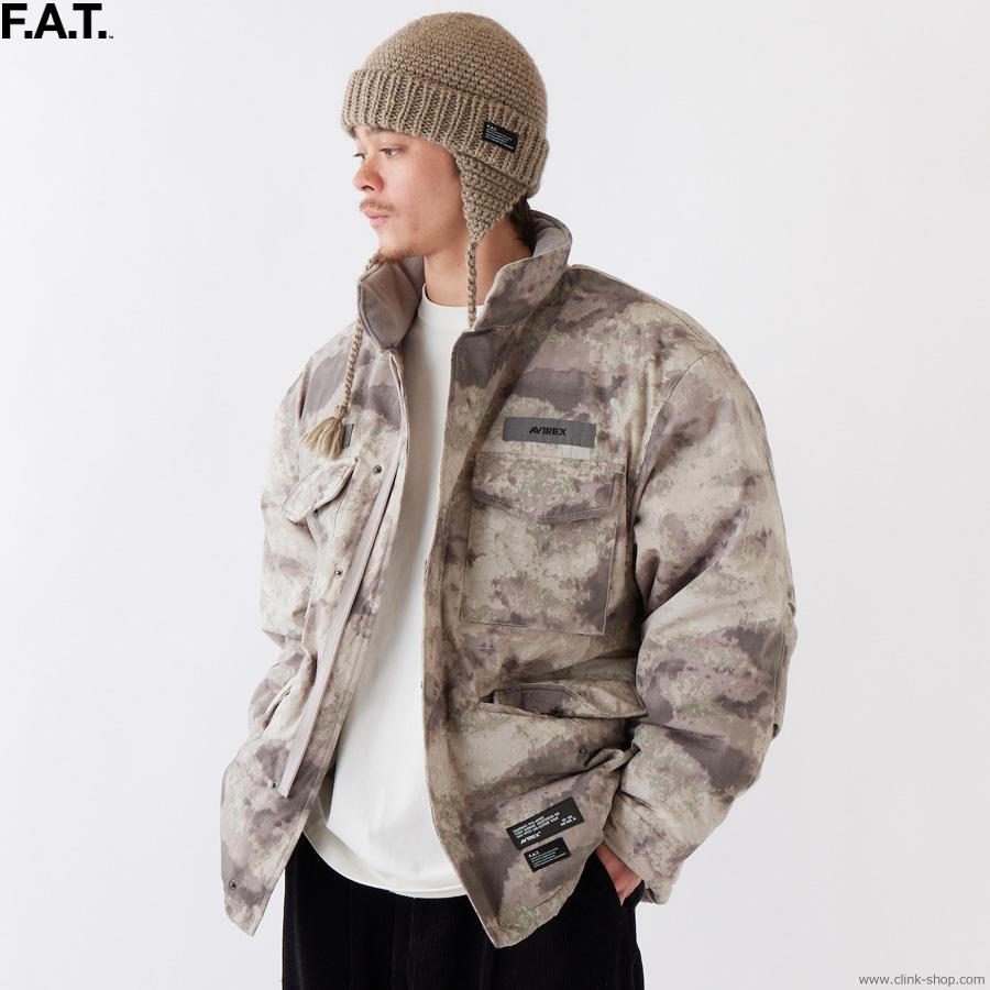 F.A.T. エフエーティー  F.A.T. × AVIREX A-65F.TAC (GRAY) [F32520-JK14] アウター M-65フィー | FAT | 09