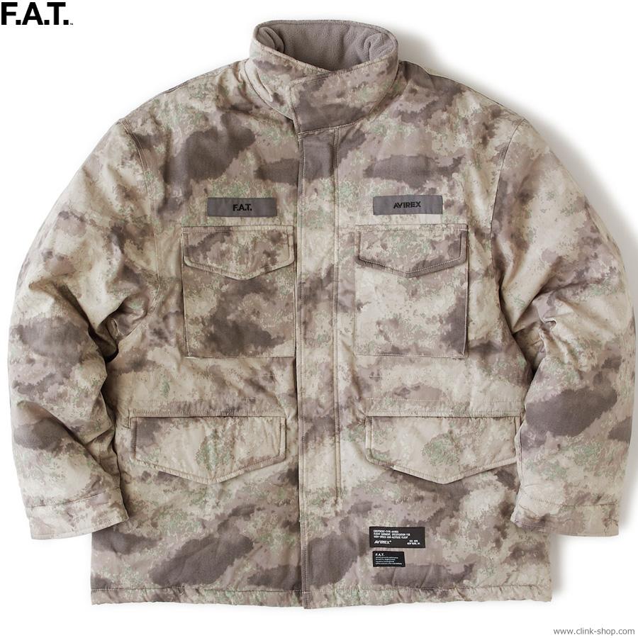 F.A.T. エフエーティー  F.A.T. × AVIREX A-65F.TAC (GRAY) [F32520-JK14] アウター M-65フィー | FAT | 01