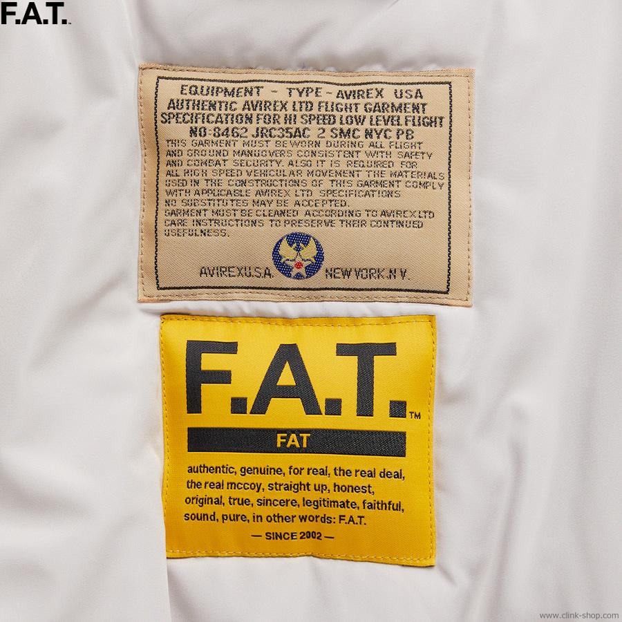 F.A.T. エフエーティー  F.A.T. × AVIREX A-65F.TAC (GRAY) [F32520-JK14] アウター M-65フィー | FAT | 08