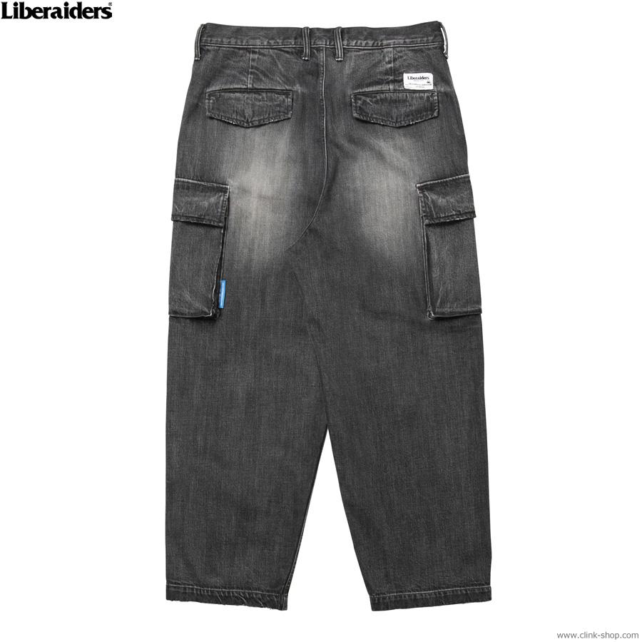 LIBERAIDERS リベレイダーズ LIBERAIDERS DENIM CARGO PANTS (BLACK) #77709 メンズ ボトムス パ | Liberaiders | 02