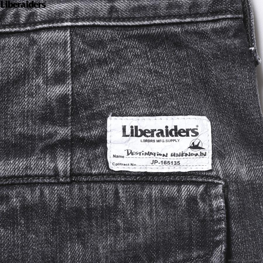 LIBERAIDERS リベレイダーズ LIBERAIDERS DENIM CARGO PANTS (BLACK) #77709 メンズ ボトムス パ | Liberaiders | 06