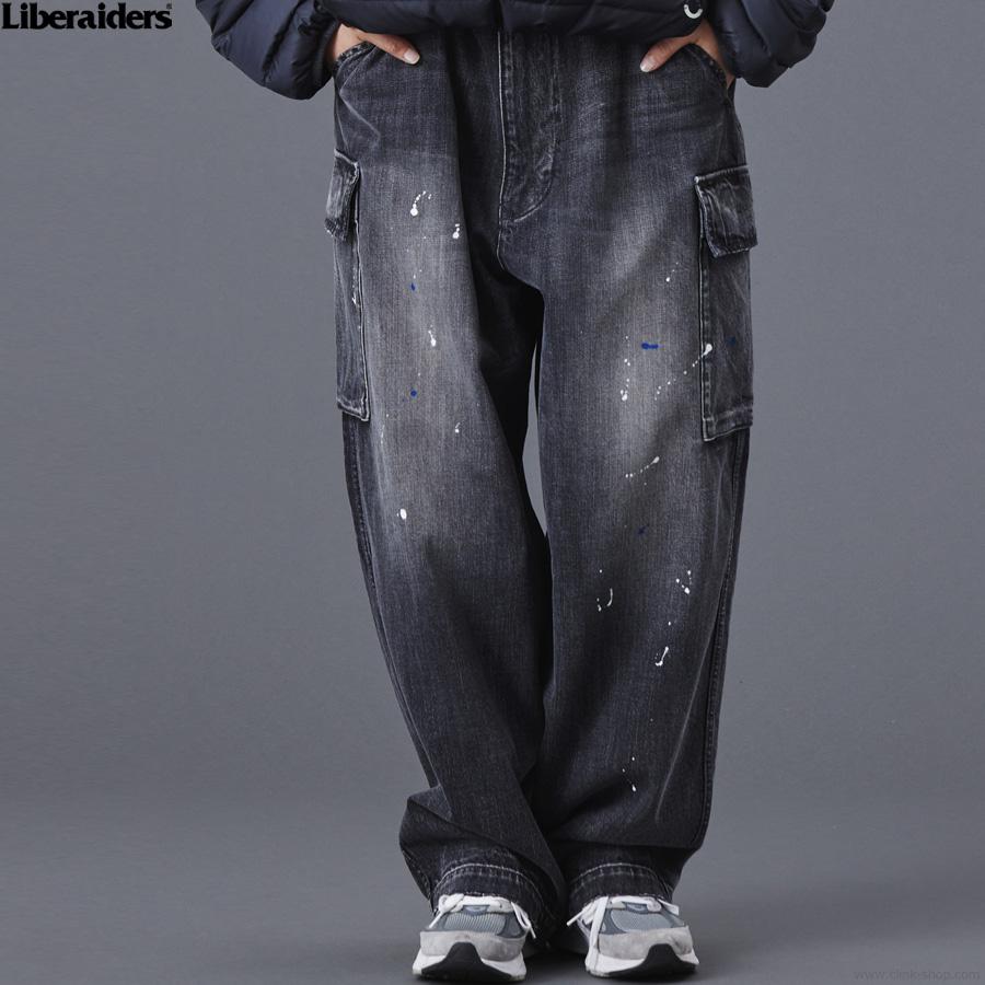LIBERAIDERS リベレイダーズ LIBERAIDERS DENIM CARGO PANTS (BLACK) #77709 メンズ ボトムス パ | Liberaiders | 07