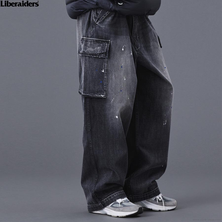 LIBERAIDERS リベレイダーズ LIBERAIDERS DENIM CARGO PANTS (BLACK) #77709 メンズ ボトムス パ | Liberaiders | 08