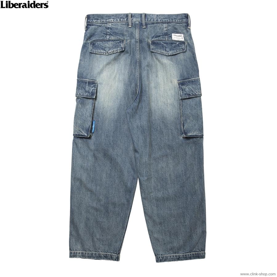 LIBERAIDERS リベレイダーズ LIBERAIDERS DENIM CARGO PANTS (BLUE) #77709 メンズ ボトムス パン | Liberaiders | 02