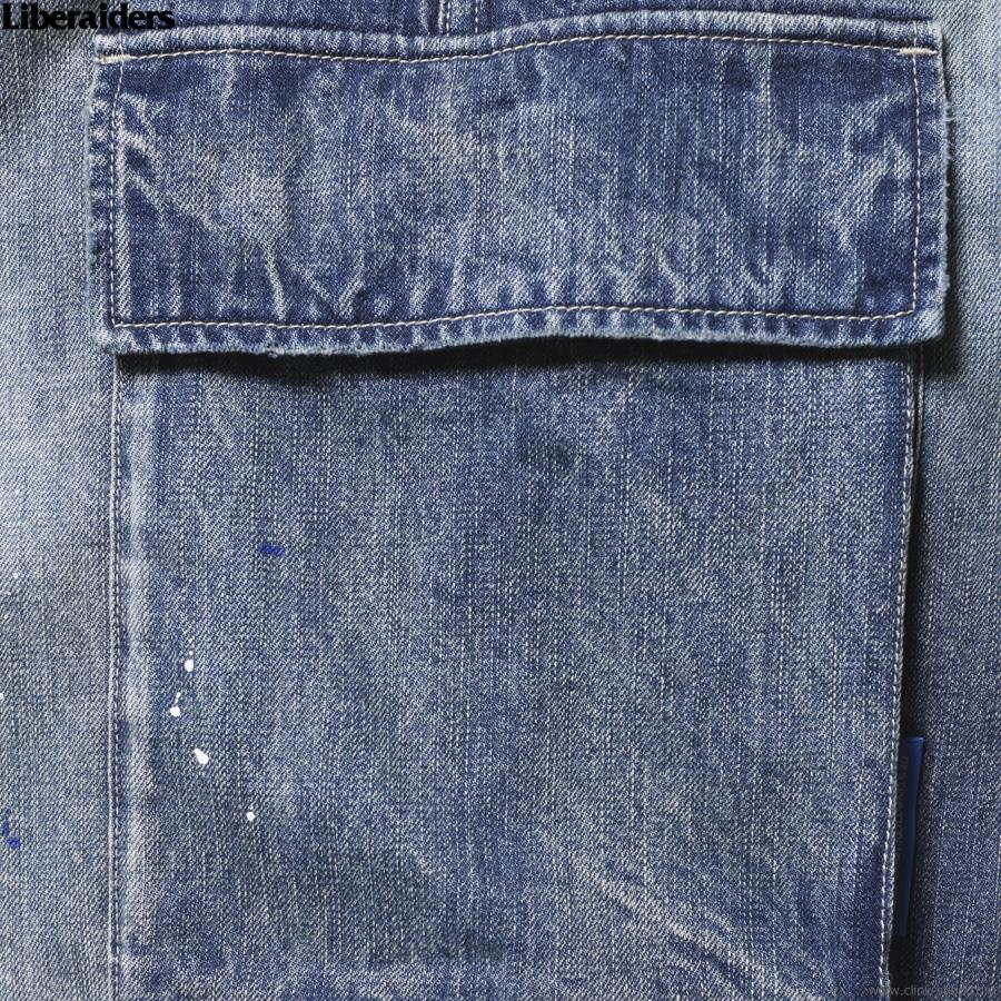 LIBERAIDERS リベレイダーズ LIBERAIDERS DENIM CARGO PANTS (BLUE) #77709 メンズ ボトムス パン | Liberaiders | 04
