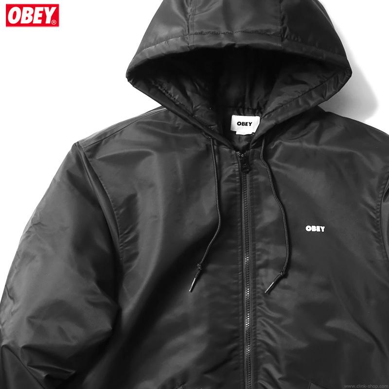 オベイ Obey Ultra Bomber Jacket Black メンズ ジャケット アウター アウトドア ブラック 競売