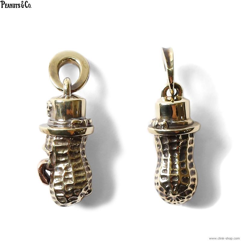 ピーナッツアンドカンパニー PEANUTS & CO. MEDIUM BEROPEANUTS TOP (BRASS×COPPER) メンズ アクセサリー ネックレ｜clink｜02