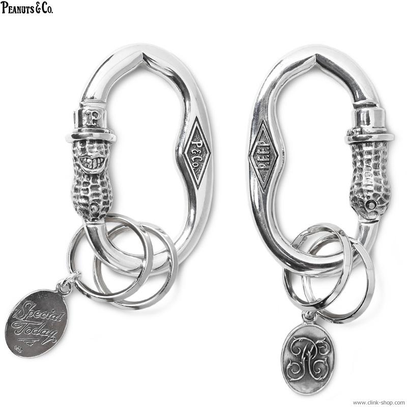 PEANUTS＆Co. Peanuts carabinar Silver Peanuts & Co, Peanuts Carabiner, Silver – Pancho And Lefty