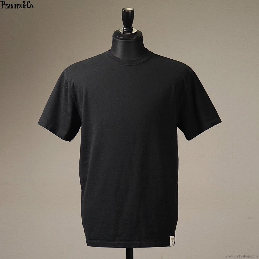 ピーナッツアンドカンパニー PEANUTS & CO. × GLAD HAND & Co. Mr.SMILEY - S/S T-SHIRTS (BLACK) メンズ Tシャツ 半袖｜clink｜02