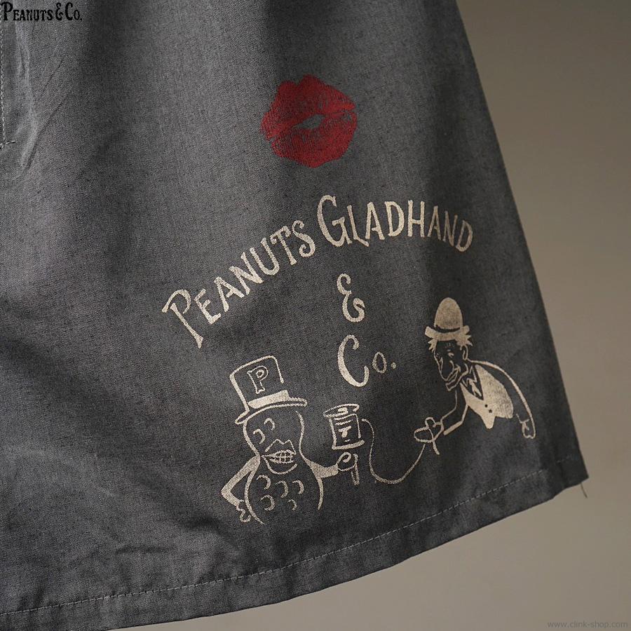 ピーナッツアンドカンパニー PEANUTS & CO. × GLAD HAND & Co. STANDARD BOXER SHORTS - PANTY MESSAGE LOGO (BLACK) メンズ 下着 トランクス｜clink｜03