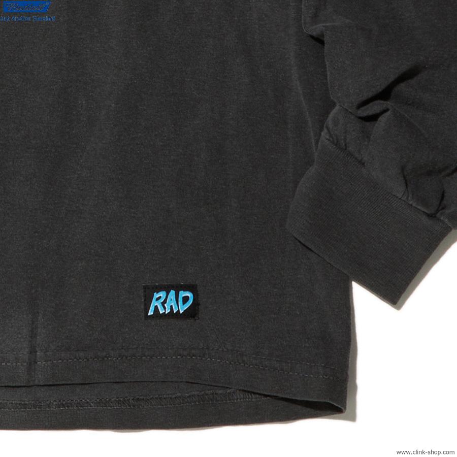 ラディアル RADIALL FLASH - CREW NECK T-SHIRT L/S (INK BLACK) [RAD-24SS-CUT018] メンズ Tシャツ 長袖 ロンT｜clink｜04