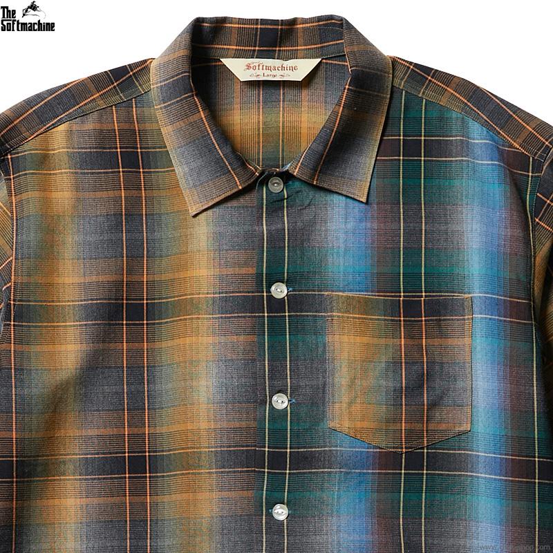 Sofimachine レーヨン シャツ L Softmachine（ソフトマシーン） SOFTMACHINE SHADOW SHIRTS L/S