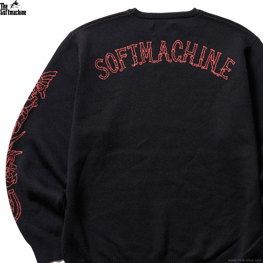 Softmachine ソフトマシーン SOFTMACHINE UNION SWEATER (BLACK 