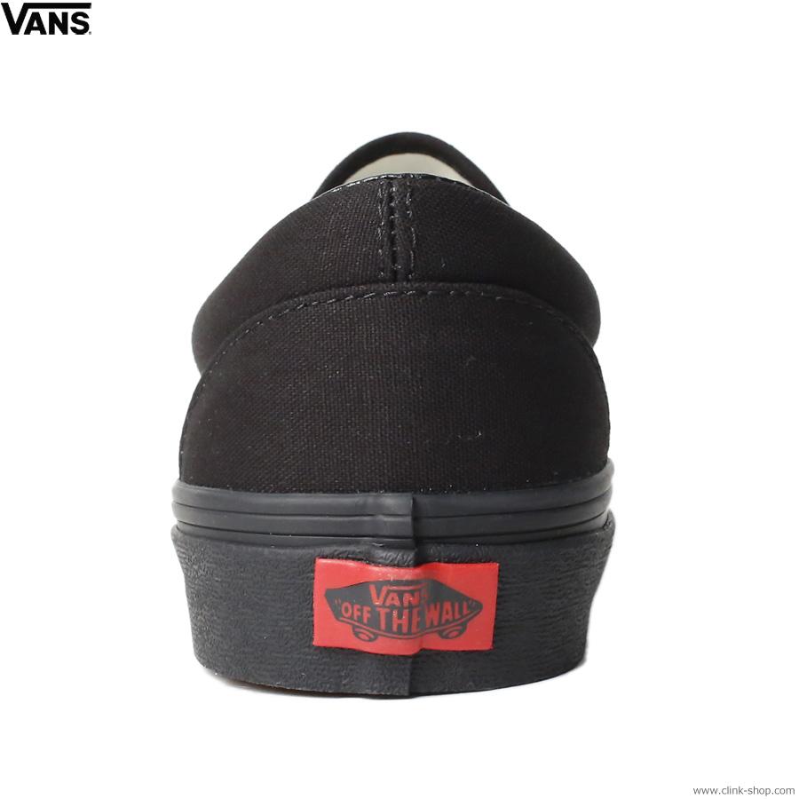 ヴァンズ VANS CLASSIC SLIP-ON BLACK/BLACK メンズ スニーカー スケートボーディング スリッポン｜clink｜05