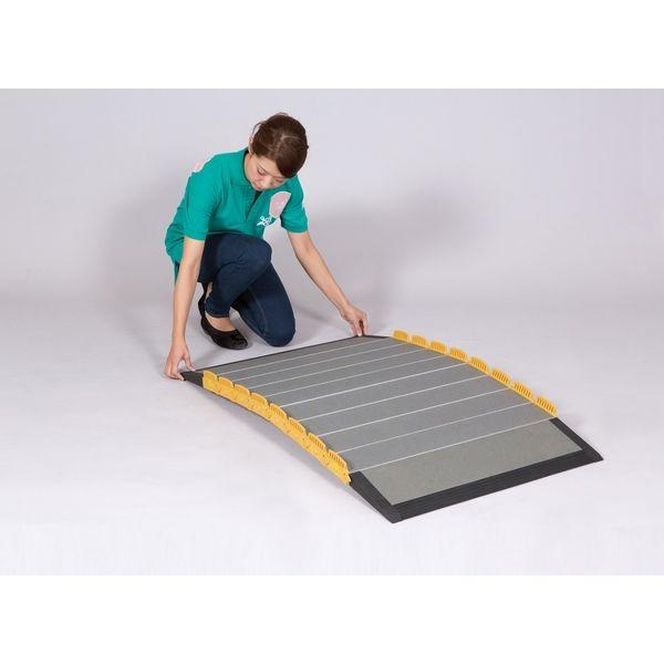 【正規販売店】 車いす用スロープ 段ない・ス ロールタイプ 2100 長さ210cm 日本製 介護保険レンタル 株式会社シコク 【RI2167166589】(75988円)