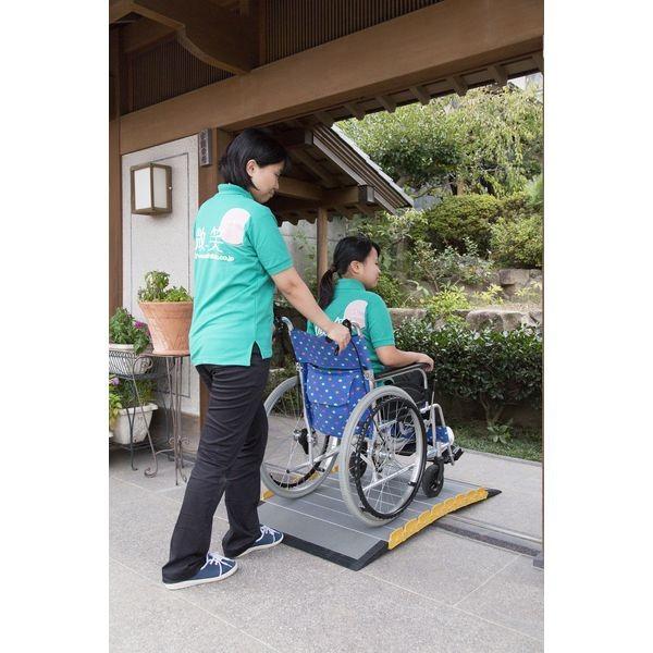 【正規販売店】 車いす用スロープ 段ない・ス ロールタイプ 2100 長さ210cm 日本製 介護保険レンタル 株式会社シコク 【RI2167166589】(75988円)