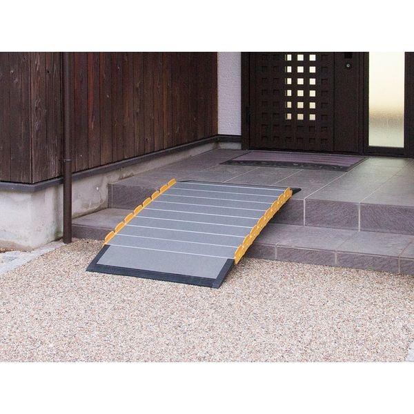 【正規販売店】 車いす用スロープ 段ない・ス ロールタイプ 2100 長さ210cm 日本製 介護保険レンタル 株式会社シコク 【RI2167166589】(75988円)
