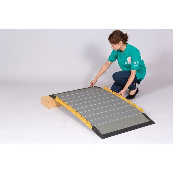 【正規販売店】 車いす用スロープ 段ない・ス ロールタイプ 2100 長さ210cm 日本製 介護保険レンタル 株式会社シコク 【RI2167166589】(75988円)