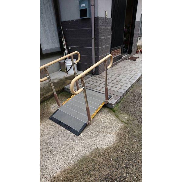 現品発送 玄関用ベストサポート手すり SP 2-2 全幅77.5cm 長さ120cm 日本製 介護保険レンタル 株式会社シコク 【QGW2705506381】(94864円)