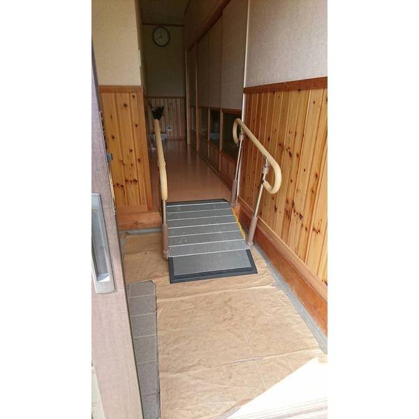 匿名配送 玄関用ベストサポート手すり SP 1-1 全幅67.5cm 長さ100cm 日本製 介護保険レンタル 株式会社シコク 【PET2401826274】(84216円)