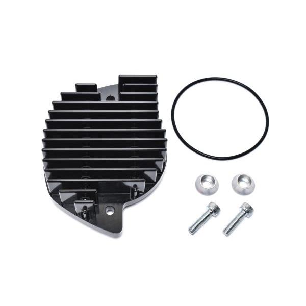 クリッピングポイント製 L.ビッグフィンシリンダーヘッドサイドカバー(ブラック) 適合：クロスカブ110(JA60) | 