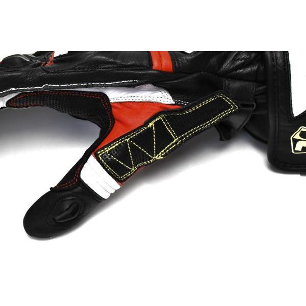 RAVENNA製 レザースポーツグローブ(レッド) : クリッピング