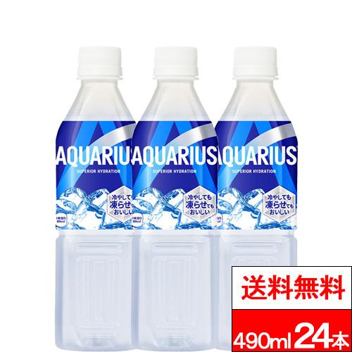 アクエリアス 全国配送対応 1ケース 送料無料 コカ・コーラ 冷凍 490ml