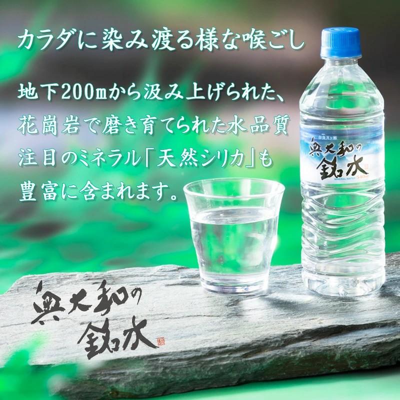 送料無料 1ケース 奥大和の銘水 500ml 24本 シリカ 軟水 国産 シリカ