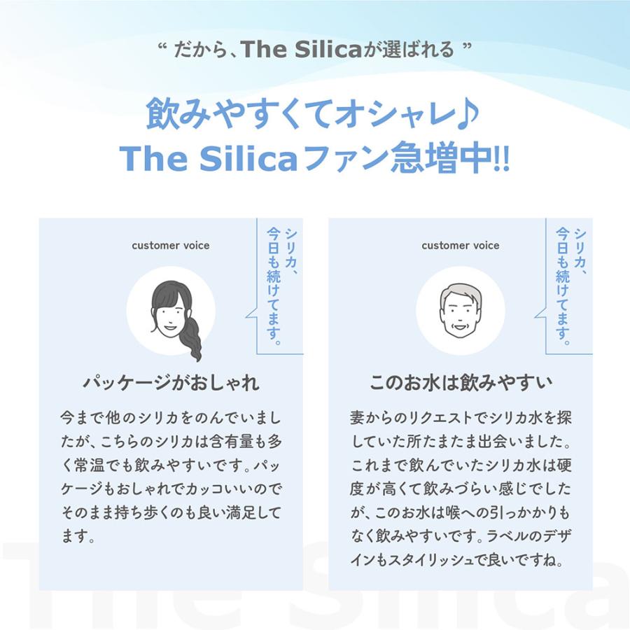 GWポイント還元 送料無料 国産 シリカ天然水 The Silica 500ml24本 2箱（計48本） 軟水 国産 天然水 シリカ水 シリカウォーター ミネラルウォーター 永伸商事｜cliqle｜13