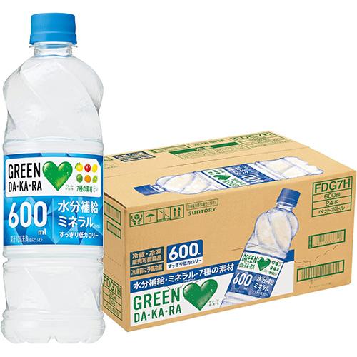 送料無料 1ケース サントリー GREEN DAKARA 600ml 24本 スポーツドリンク グリーンダカラ 清涼飲料水 ミネラル 低カロリー 水分補給 熱中症対策 SUNTORY｜cliqle｜06