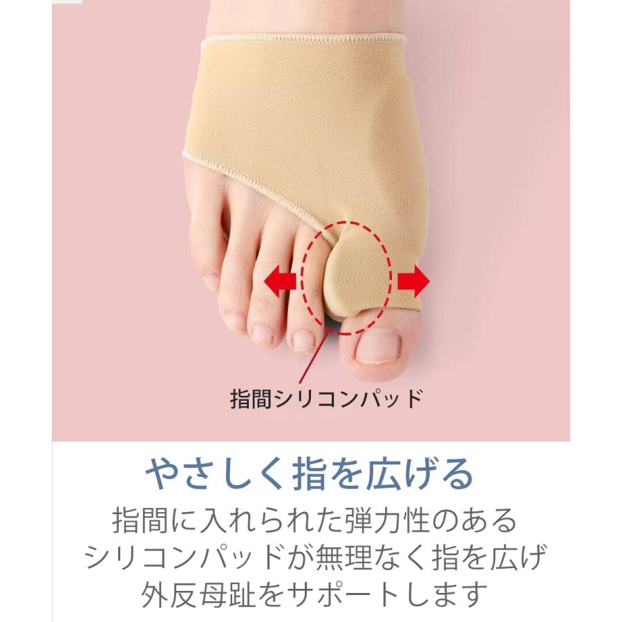 外反母趾 足指 付け根 親指 サポーター パッド 外反母趾グッズ