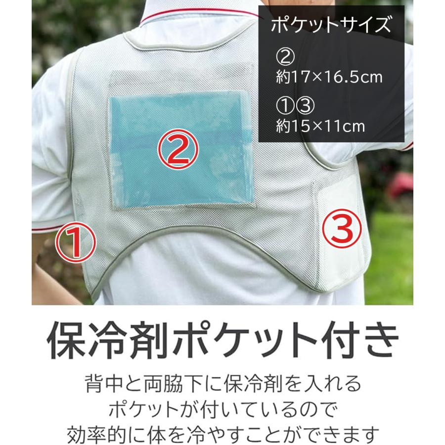 保冷ベスト 冷却ベスト 保冷剤つき アイスベスト 保冷剤 ベスト 暑さ