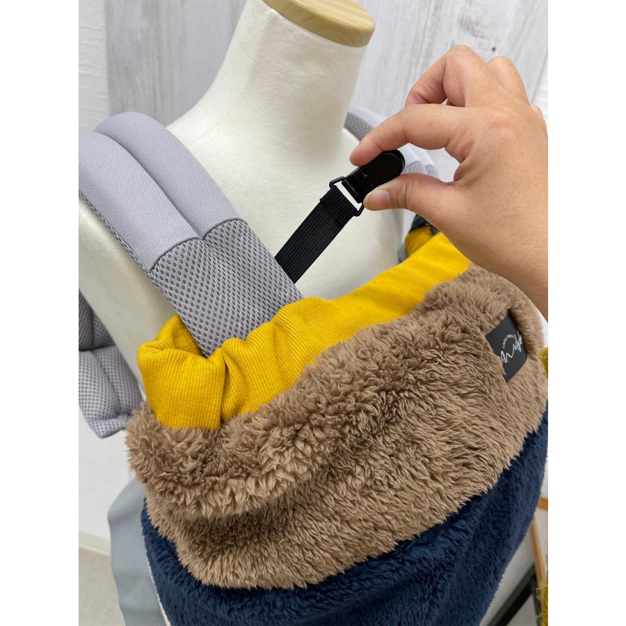 抱っこ紐ケープ ボアケープ 冬防寒用 秋冬 ベビーケープ マルチケープ