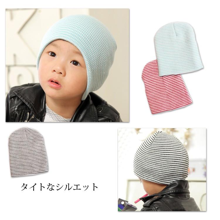 キッズニット帽子 キッズ ニット帽 かわいい 子ども 帽子 カラフル 9color リブ編み ボーダー柄 プレゼント ベビー キャップ｜clivia｜05