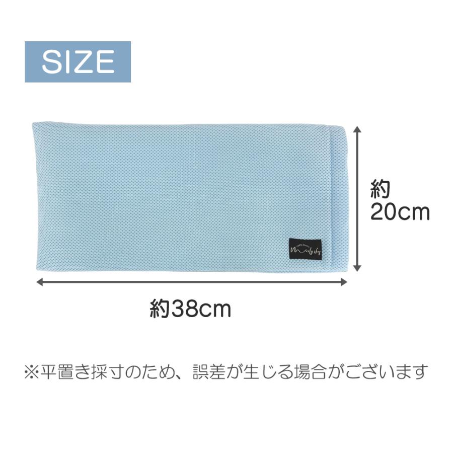 アイス枕カバー 2枚セット アイス枕 洗える メッシュ ムレにくい 発熱