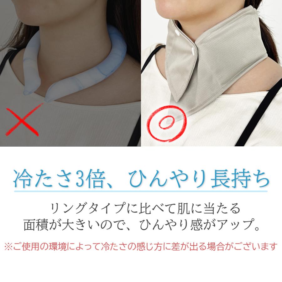 ネッククーラー 保冷剤 暑さ対策 UV ネックカバー メンズ
