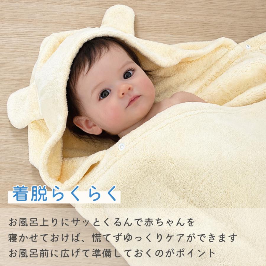 バスローブ ベビー キッズ 赤ちゃんバスローブ バスタオル  ポンチョタオル マイクロファイバー キッズバスタオル こどもバスローブ  お風呂 プール 海 海水浴 |  | 13