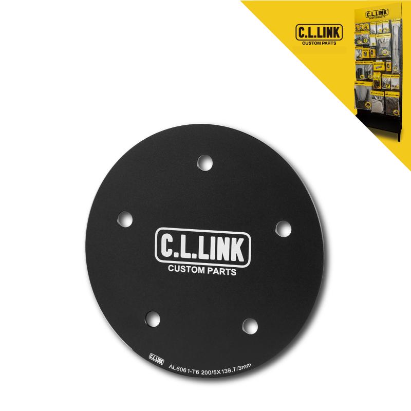 新品　低床リアセンターカバー C.L.LINK（シーエルリンク） リアホイールセンターカバー ボックスロゴ