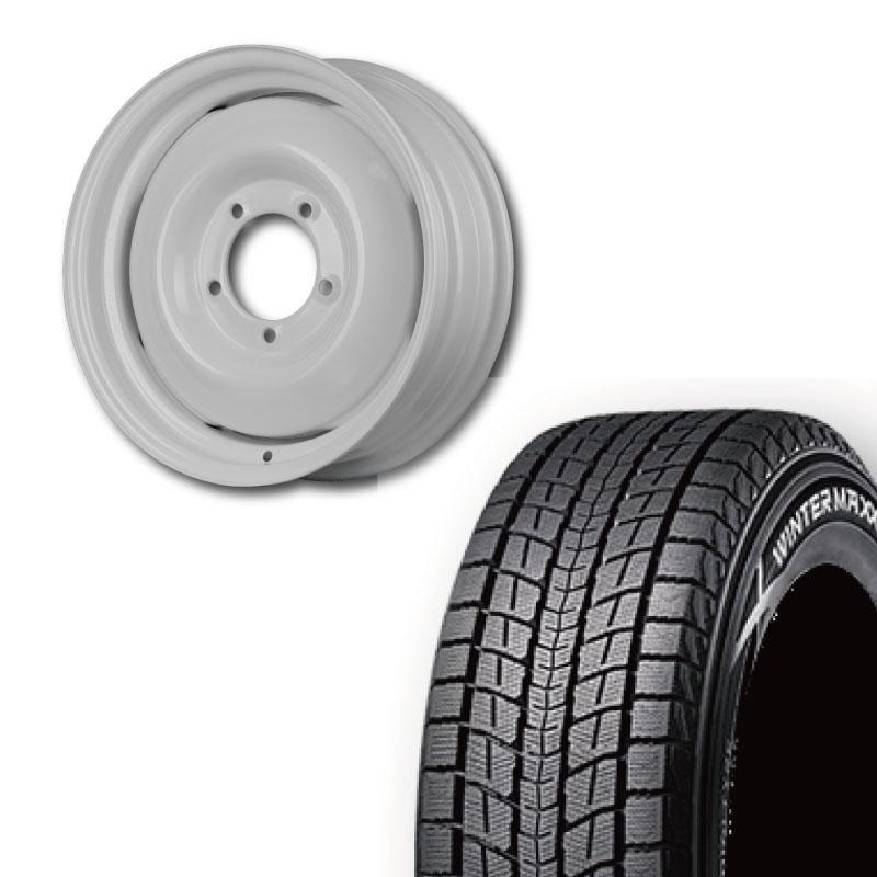 WINTER MAXX 175/80R16 DUNLOP SJ8+&オールドスタイルスチールホイール
