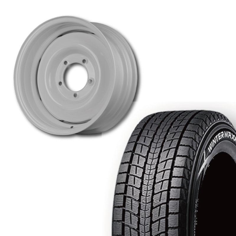 WINTER MAXX 215/70R16 DUNLOP SJ8+&オールドスタイルスチールホイール
