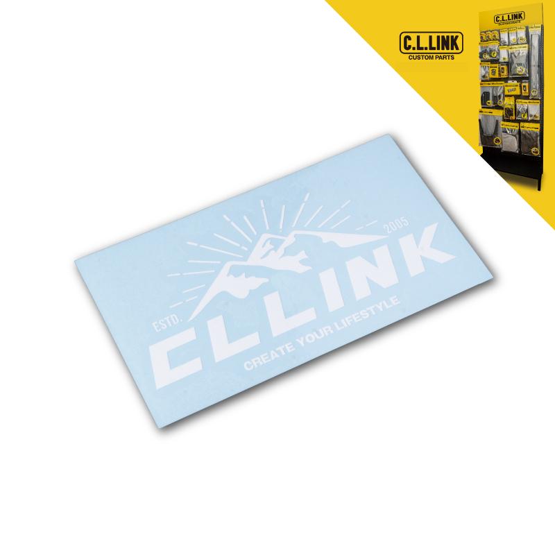 LINK　リンク　ステッカー C.L.LINK（シーエルリンク） オリジナルステッカー マウンテンロゴ