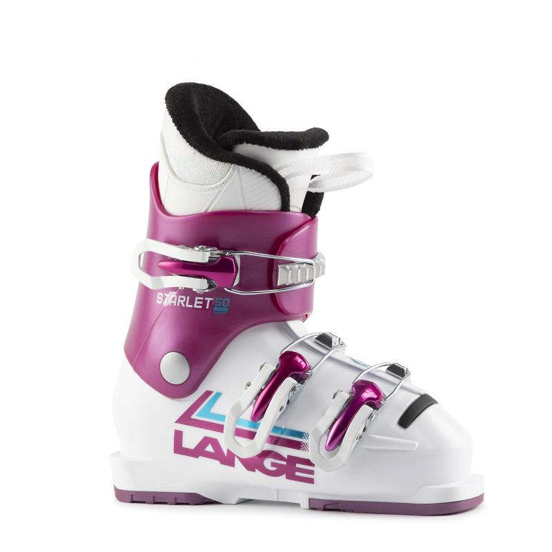 LANGE STARLET 子ども用スキーブーツ ホワイト/ピンク LANGE STARLET 子ども用スキーブーツ ホワイト/ピンク ラング スキー