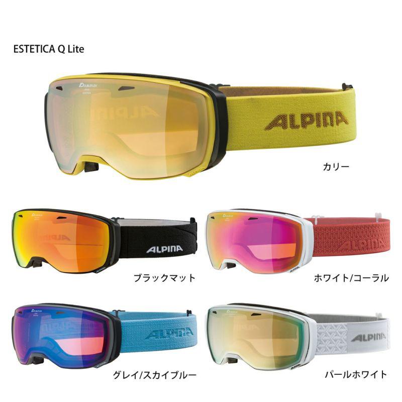 ALPINA（アルピナ） スキー ゴーグル メンズ レディース 2022