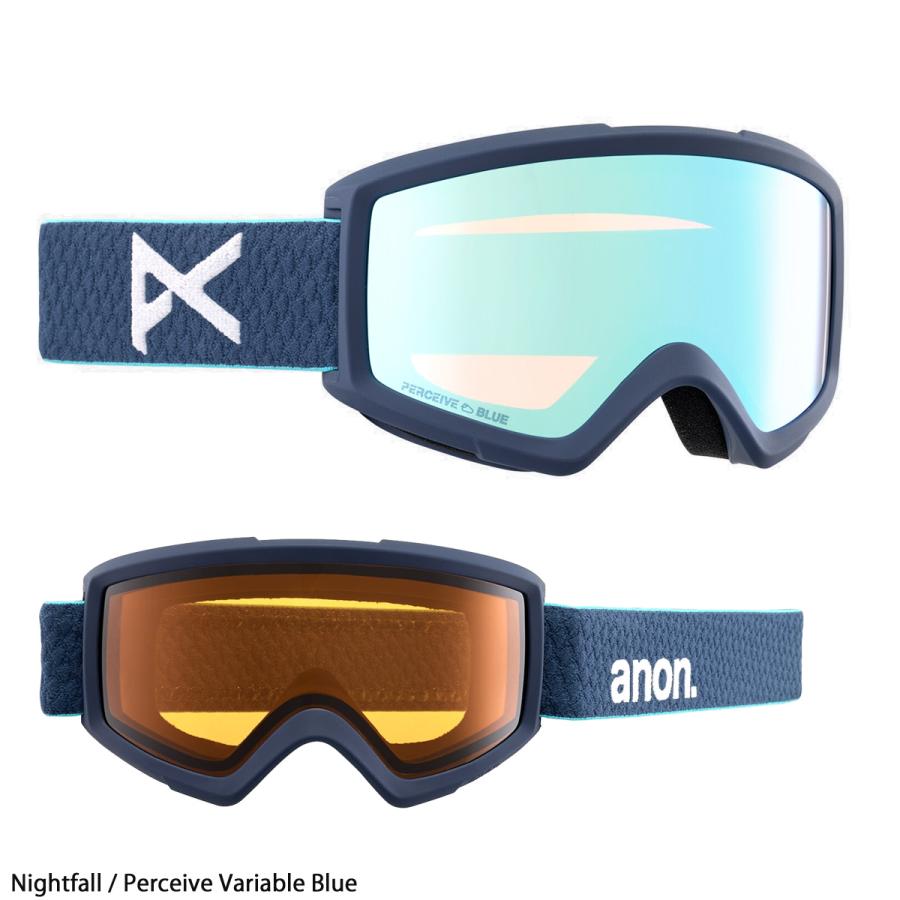 ANON アノン スキー ゴーグル メンズ 2024 Helix 2.0 Goggles - Low Bridge Fit / へリックス 2.0 ゴーグル ロウブリッジ / 222561 スペアレンズ付｜clmart｜08