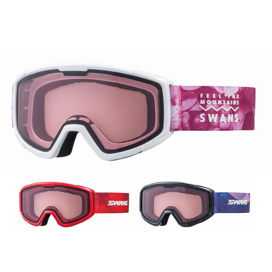 SWANS（スワンズ） スキーゴーグル キッズ ジュニア 2024 140-DH 2023