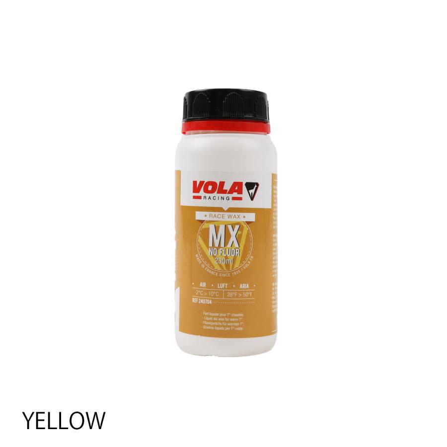 VOLA ボラ リキッド ワックス MX NO FLUOR YELLOW 250ml 液体 スキー