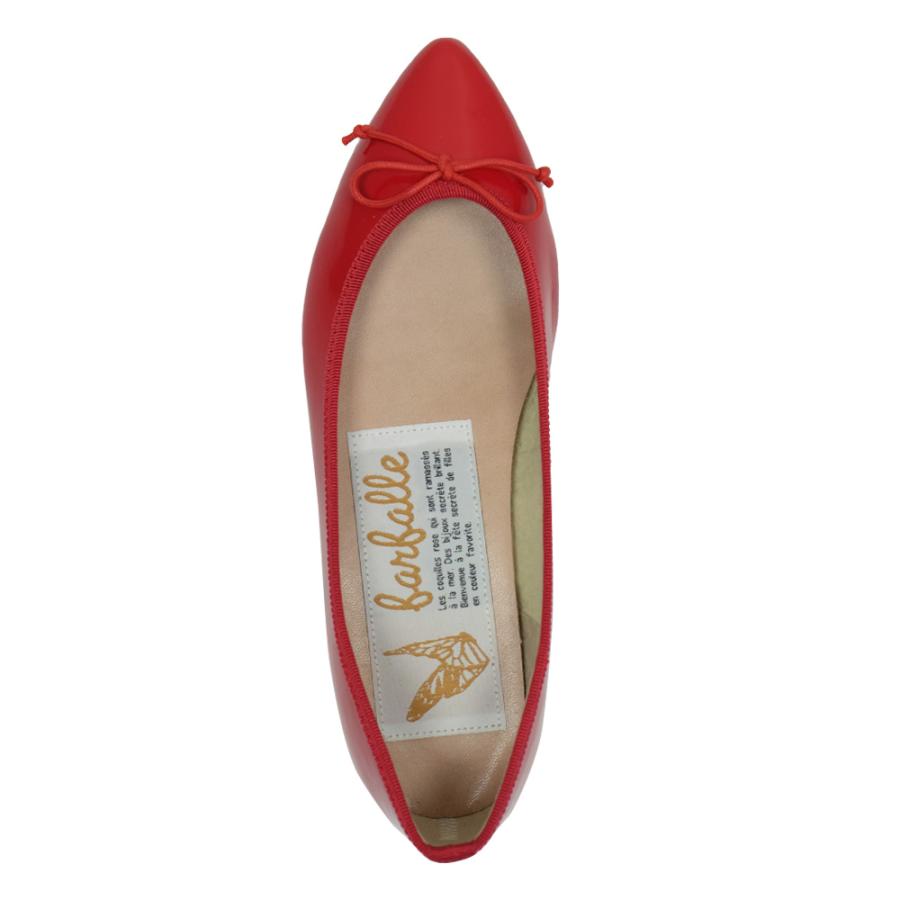 ファルファーレ公式 バレエシューズ エナメル 歩きやすい 痛く