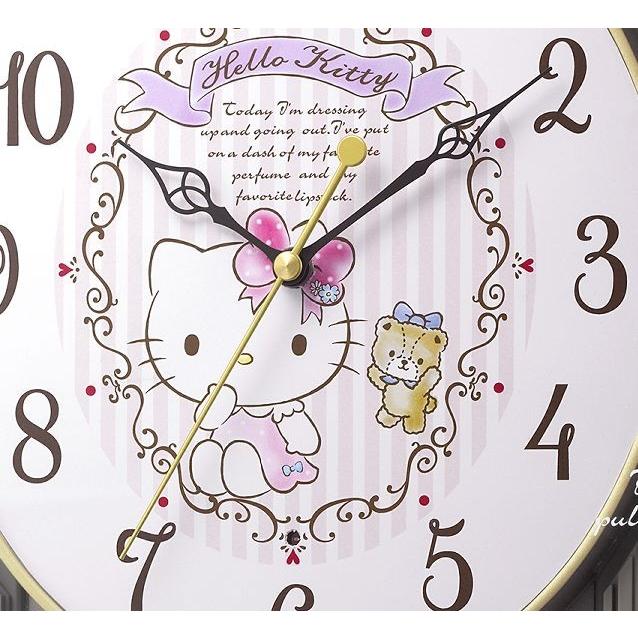 アミュージング振り子時計　からくり時計　ハローキティM540　4MN540MB13　リズム時計｜clock-shop-cecicela｜02
